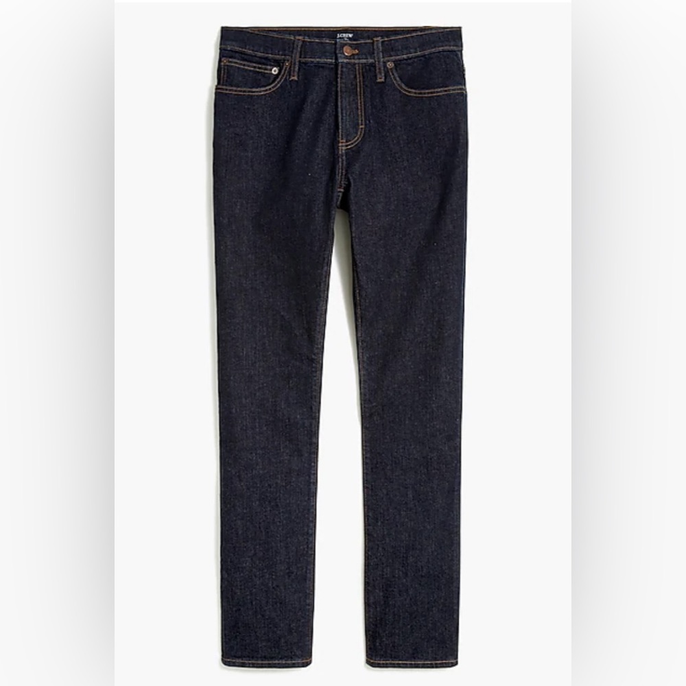 J Crew Mens Vintage Flex Slim Straight Jean, Resin Rinse Wash, 32W/34L - Picture 2 of 7